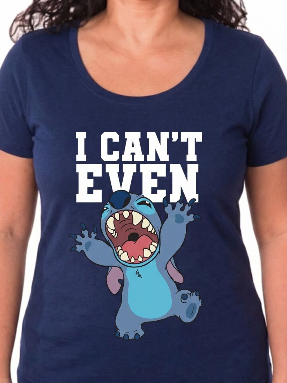 DISNEY STITCH WOMENS TSHIRT (LARGE)